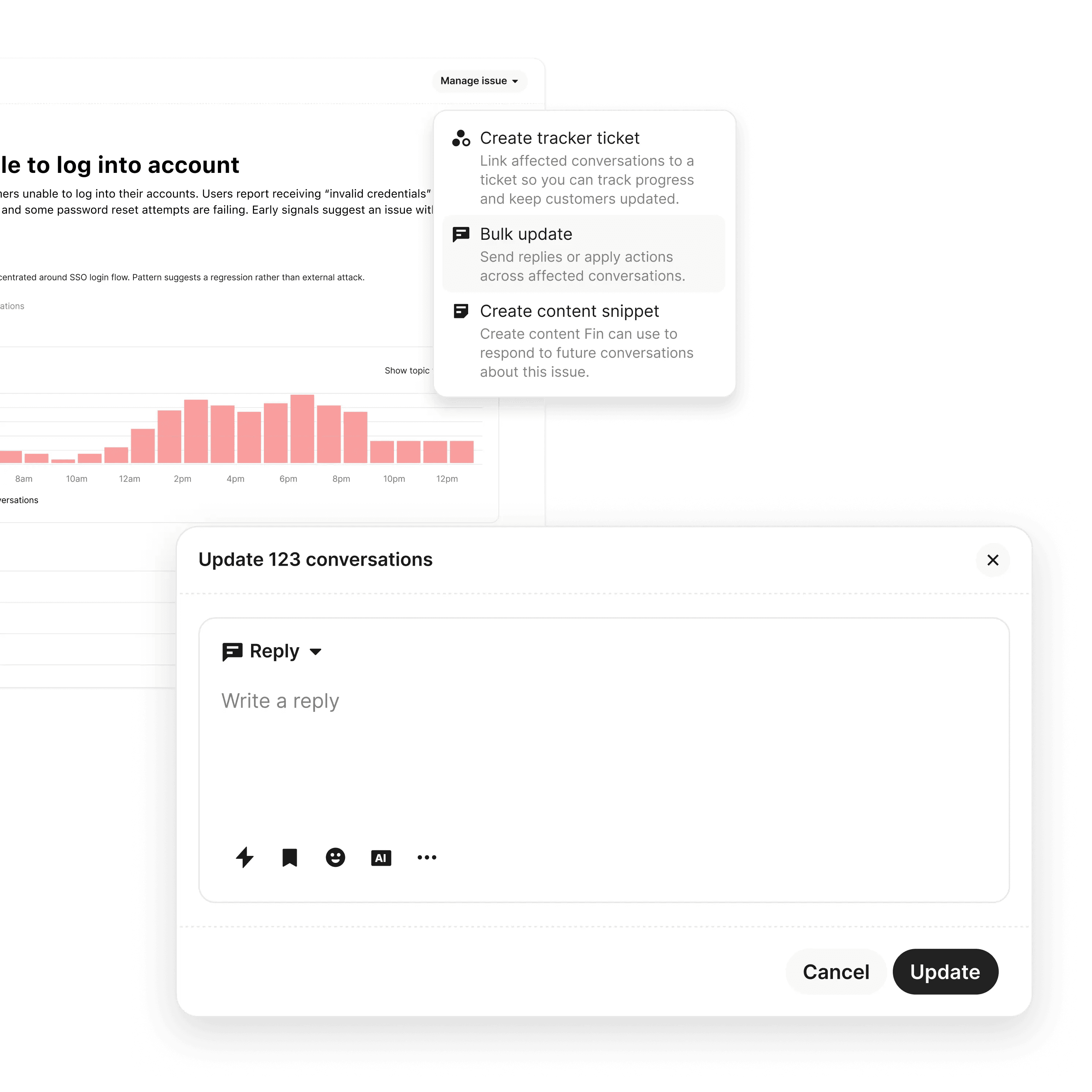 Real-time issue detection
