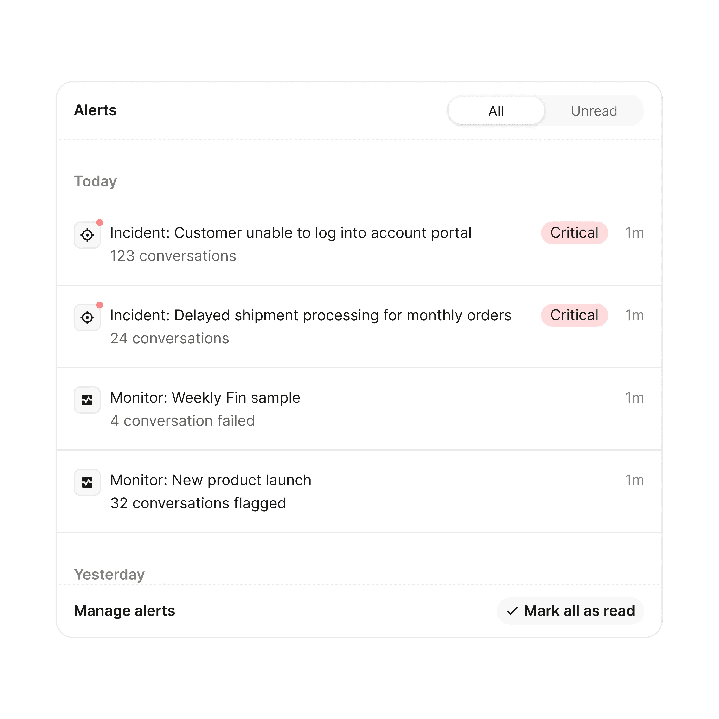 Real-time issue detection