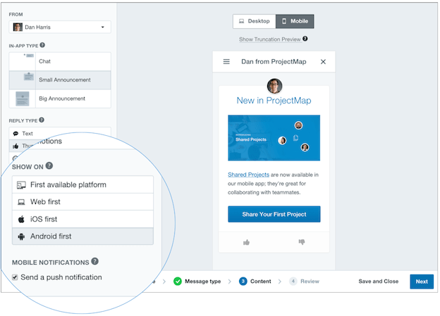 Platform Chooser Example