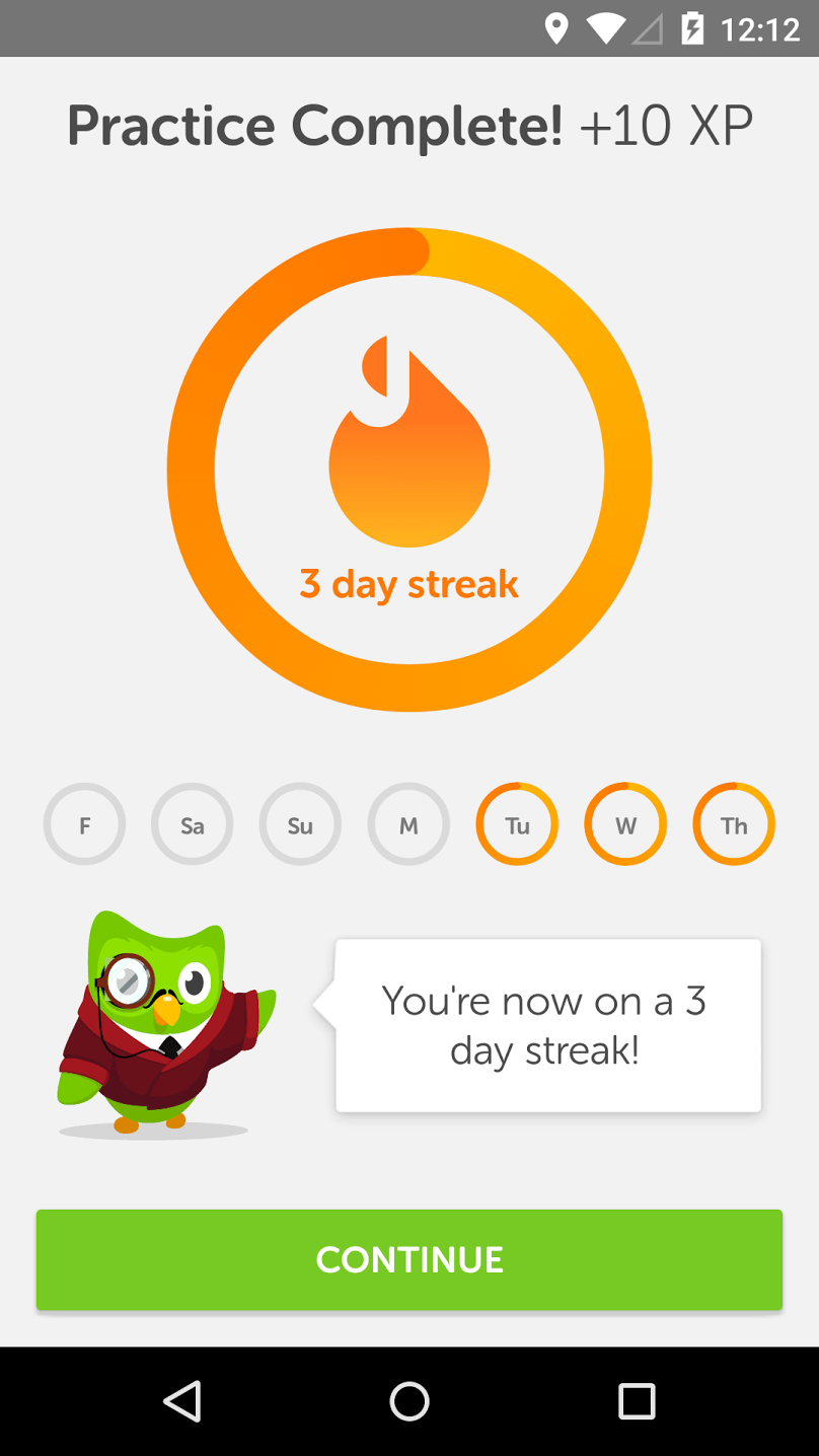 Duolingo streak – retention tactic