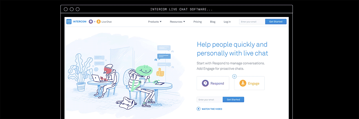 Live chat legacy landing page