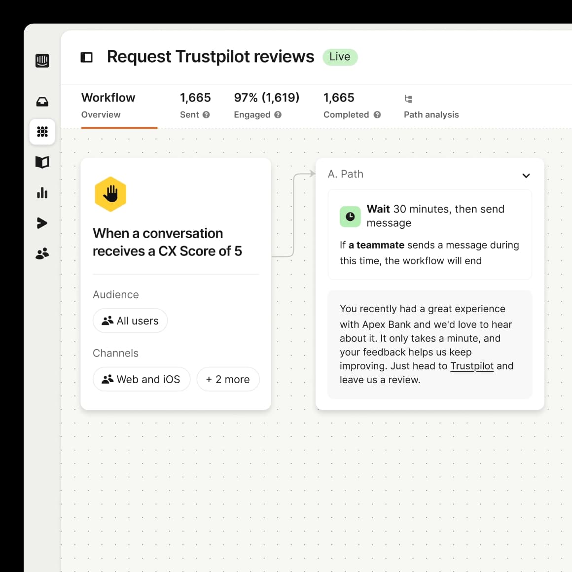 Automations product UI
