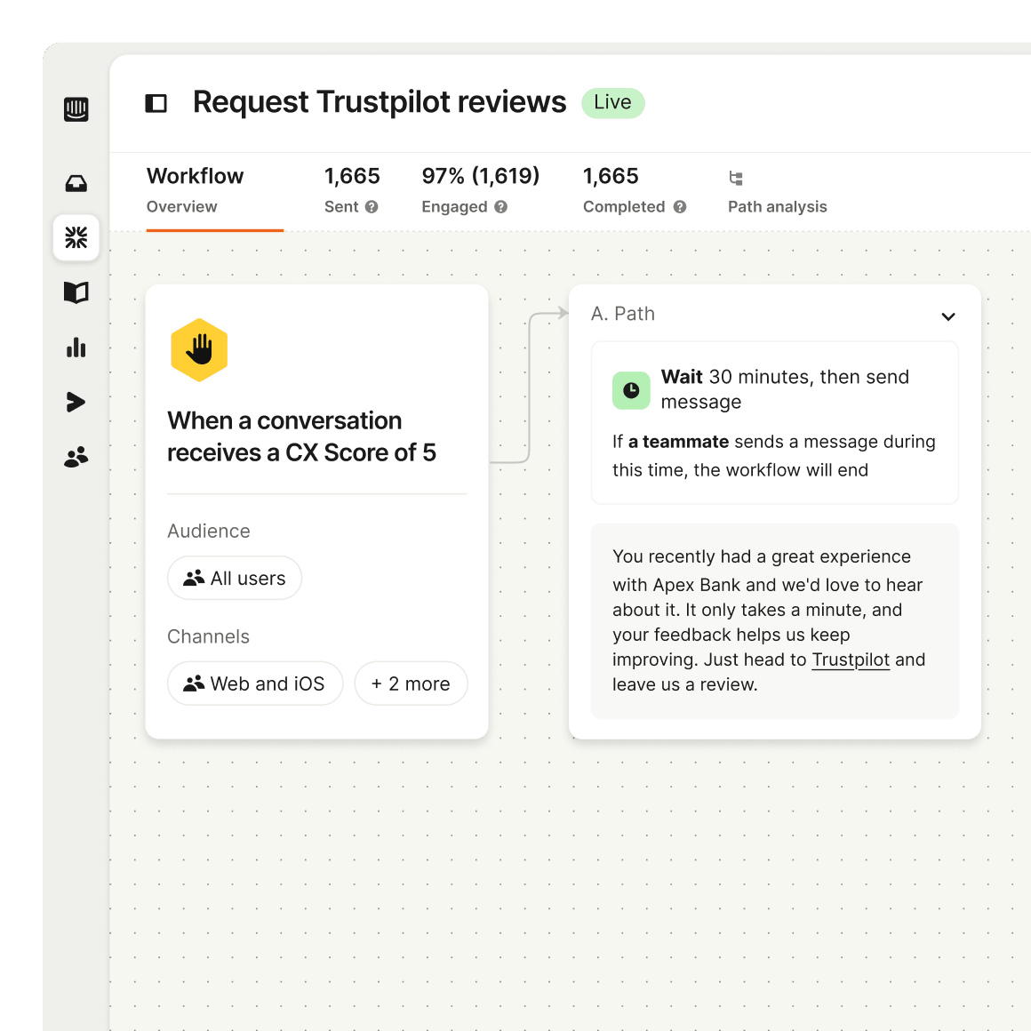 Automations product UI