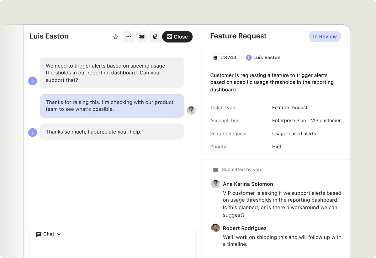 Helpdesk tickets product visual