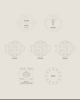 Security, reliability and transparency badges