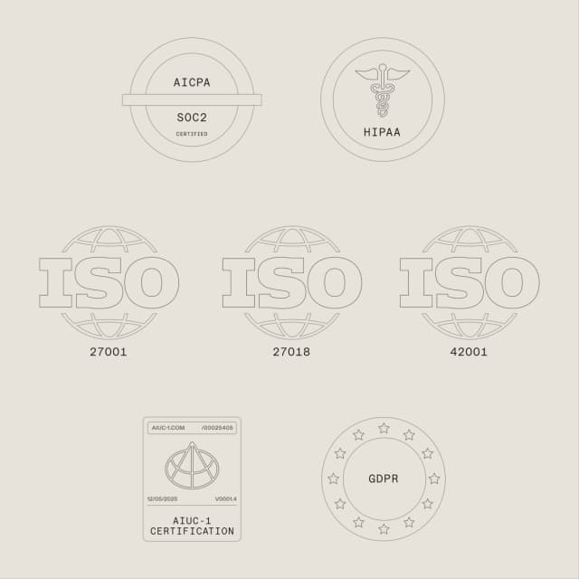 Security, reliability and transparency badges