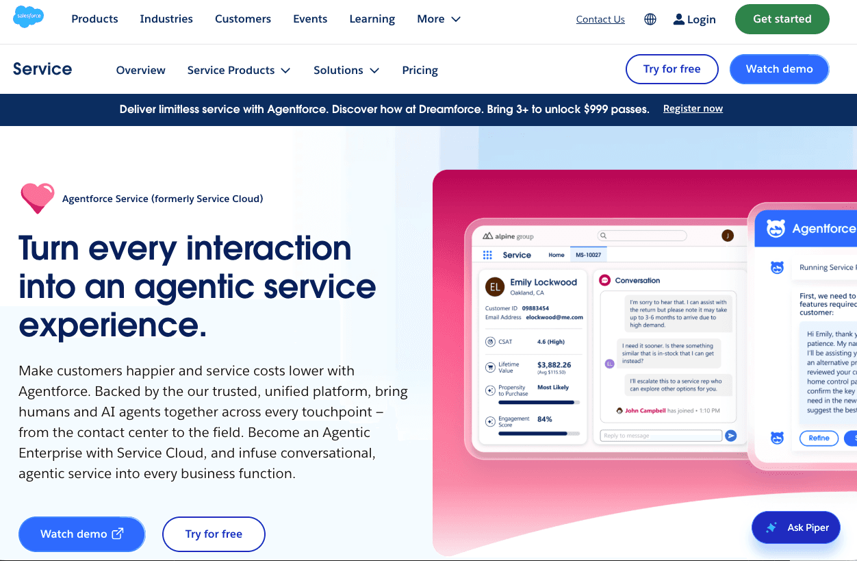 Salesforce Service Cloud - Helpdesk Software Platform for Salesforce