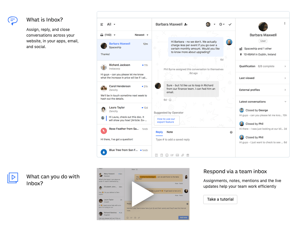 Intercom onboarding process video